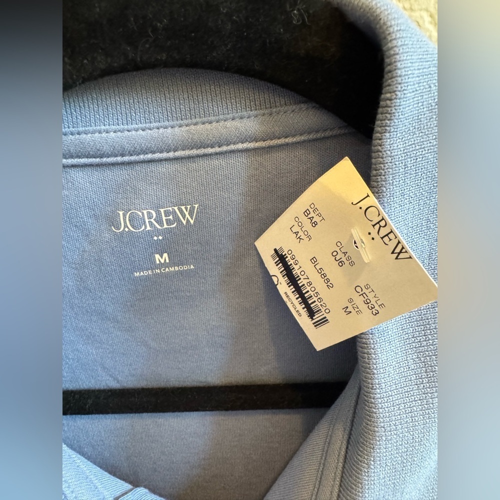 NWT J. Crew Factory Soft-Touch Polo Shirt Men's Medium Lakeview - Picture 3 of 4